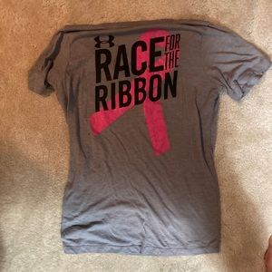 Under Armour V-neck Breast Cancer shirt